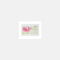 Flamingo Forehand watercolor cards, pack of 10 with envelopes — alternate view
