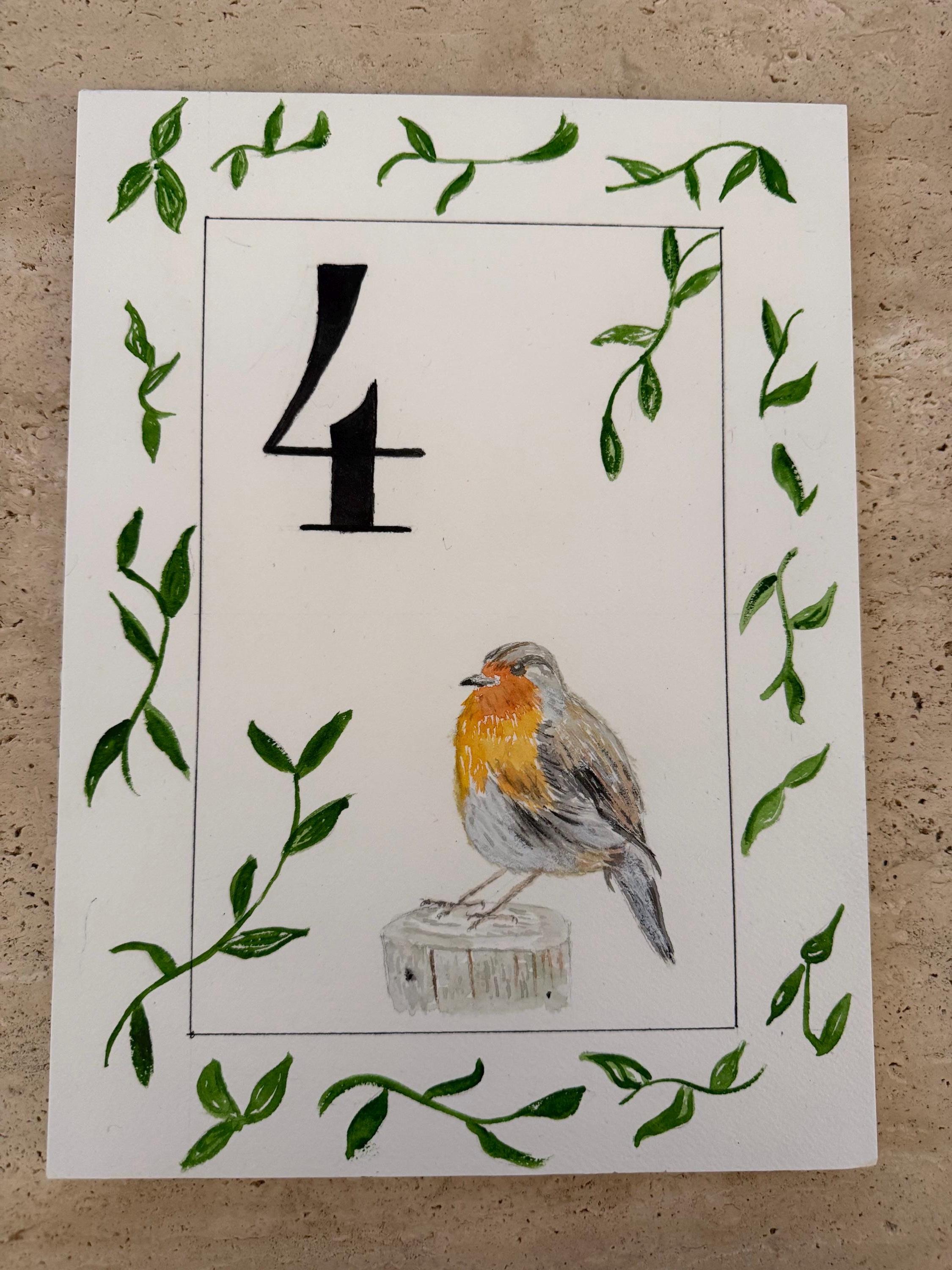 Custom Watercolor Baby Milestone Cards – Set of 12, One Per Month, Personalized Newborn Gift