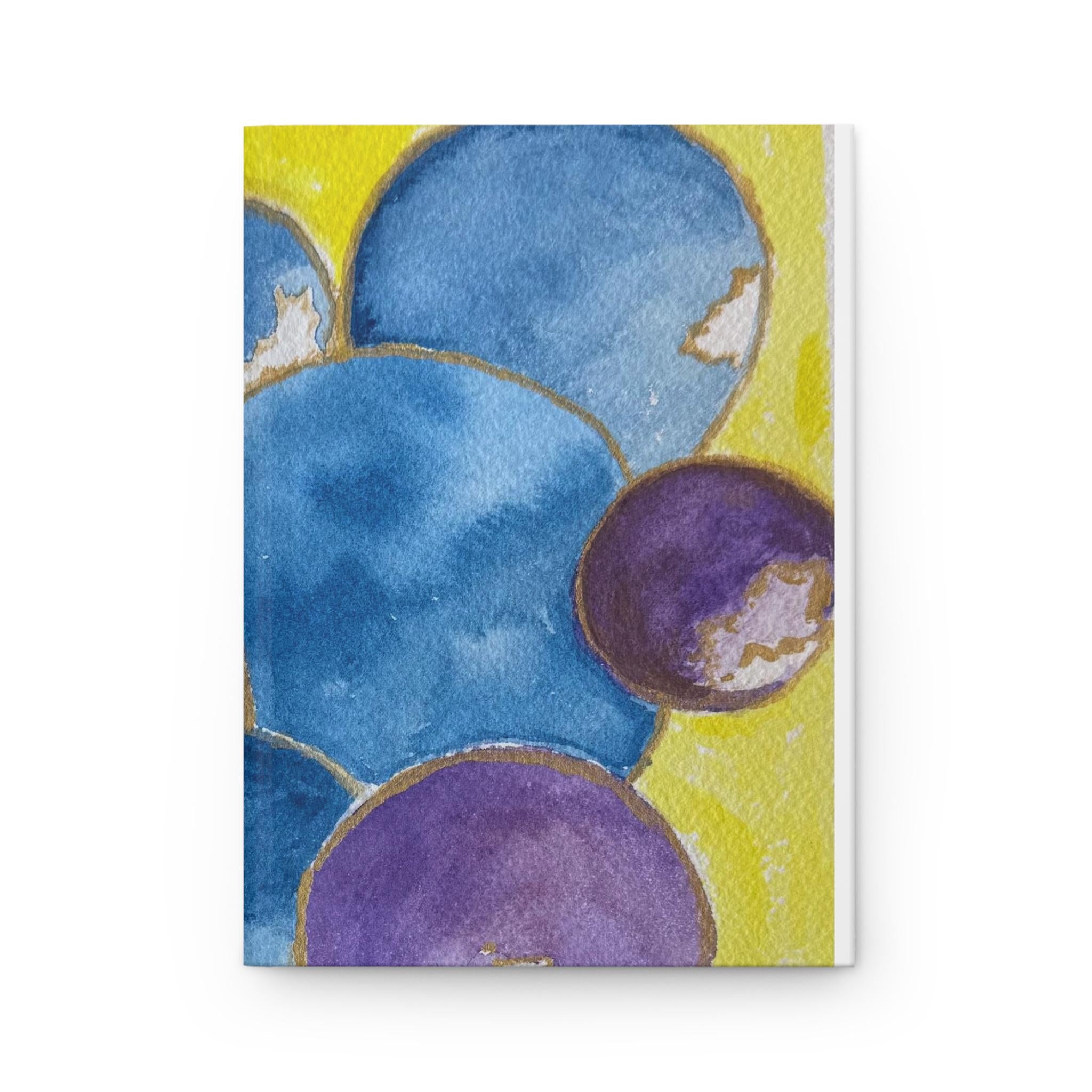 Groovy  Hardcover Journal, Art Journal, Watercolor Notebook, Gift for Writers, Bullet Journal, Inspirational Note Taking