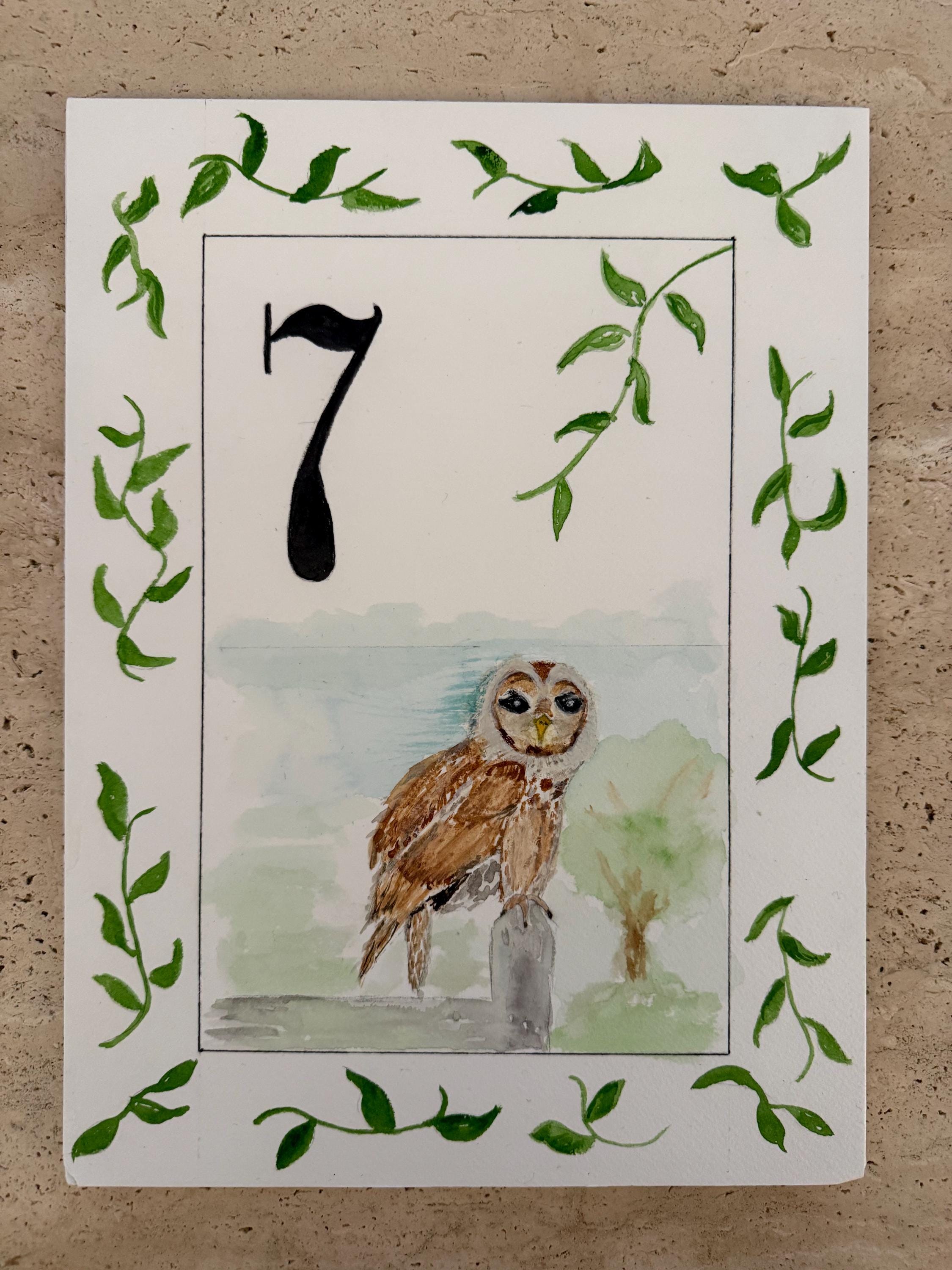 Custom Watercolor Baby Milestone Cards – Set of 12, One Per Month, Personalized Newborn Gift