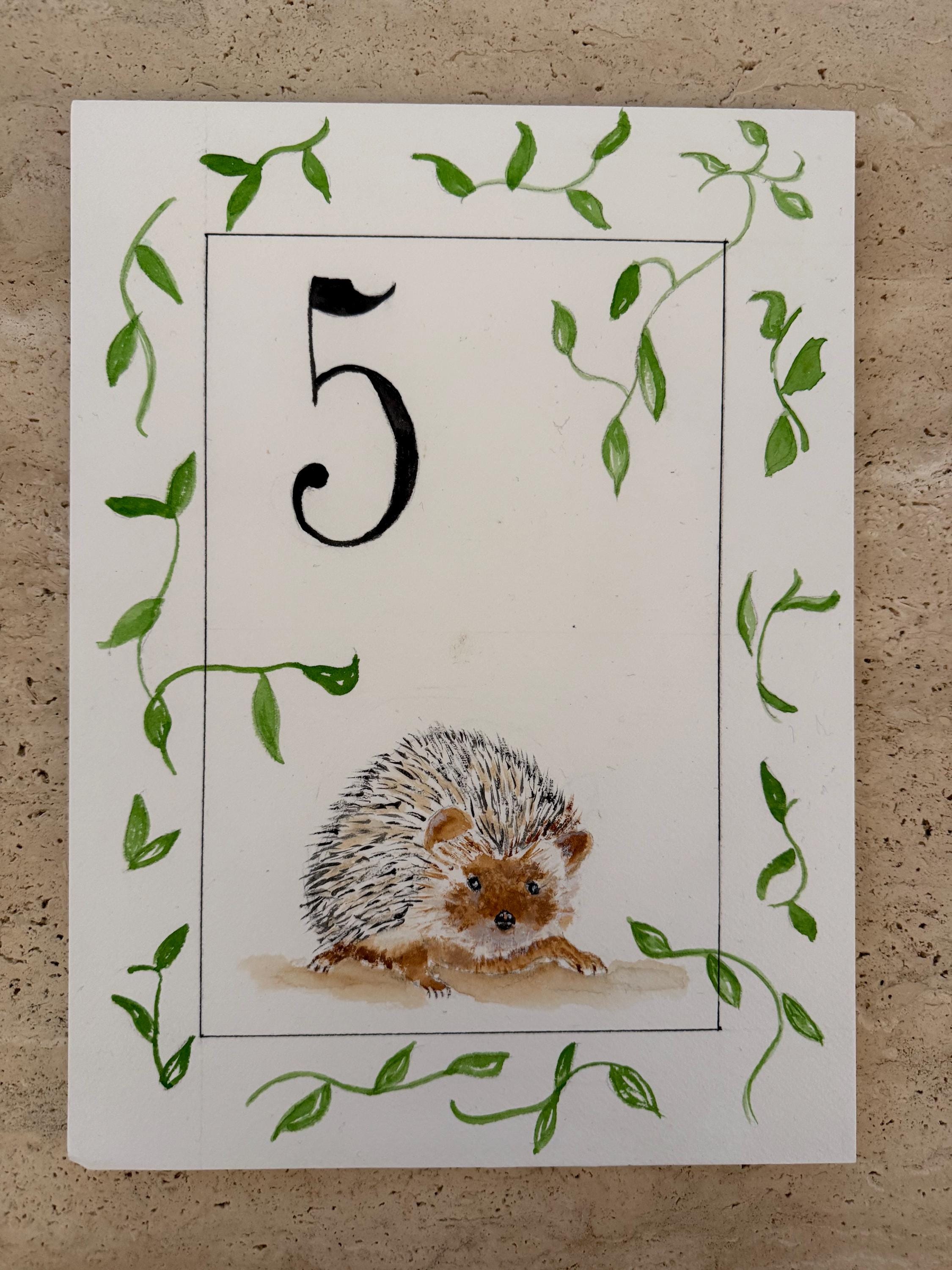 Custom Watercolor Baby Milestone Cards – Set of 12, One Per Month, Personalized Newborn Gift