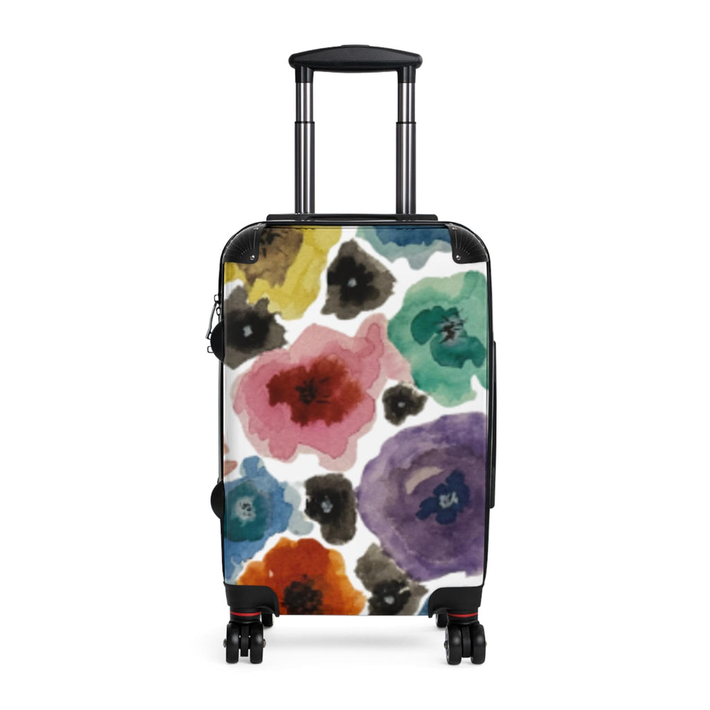 Chihuly-Inspired Floral Carry-On Suitcase – Colorful Watercolor Art Travel Luggage