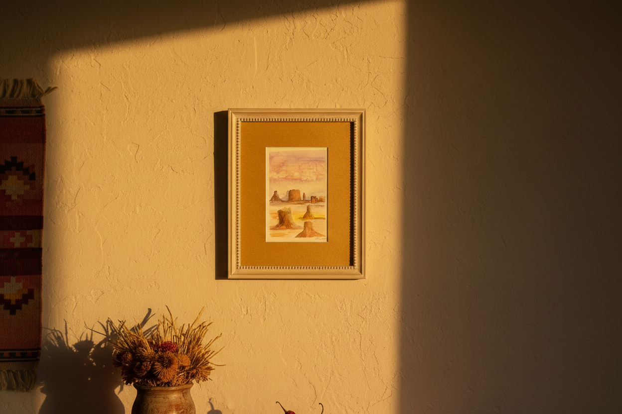 Abstract Monument Valley - casita close-up