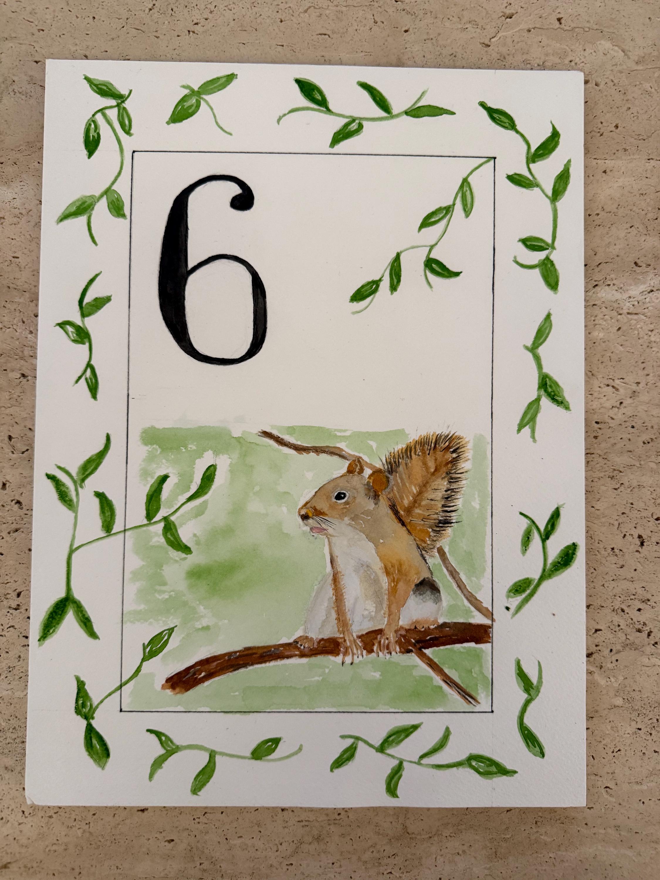 Custom Watercolor Baby Milestone Cards – Set of 12, One Per Month, Personalized Newborn Gift