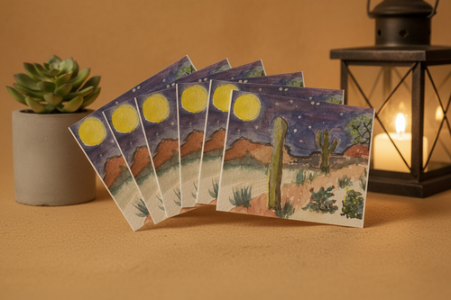 Desert Scene Card Lifestyle