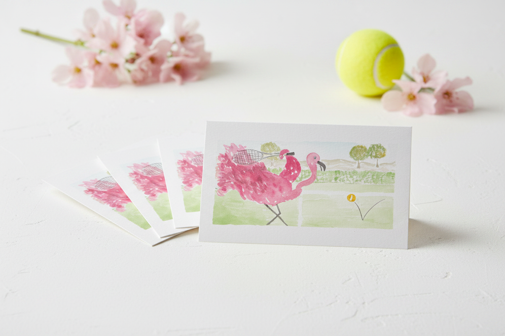 Flamingo Tennis Card Lifestyle v2