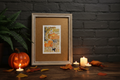 Original Hand Painted Watercolor Halloween Scene – Lifestyle Shot