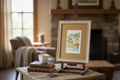 Original Hand Painted Watercolor Village Scene – Lifestyle Shot