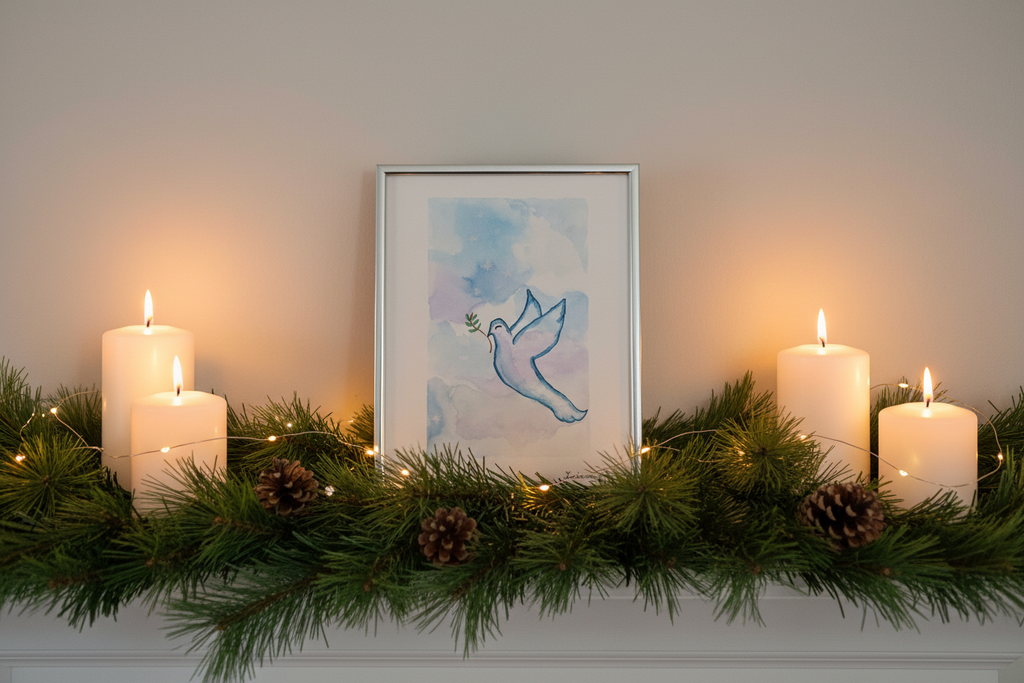Peace in All Timelines - Framed Mantle