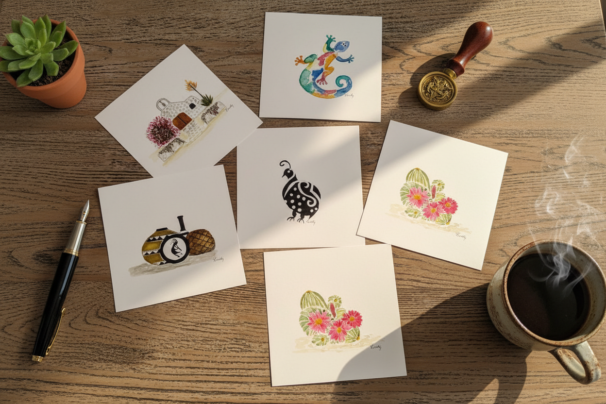 Southwest Cards - Desk Scene