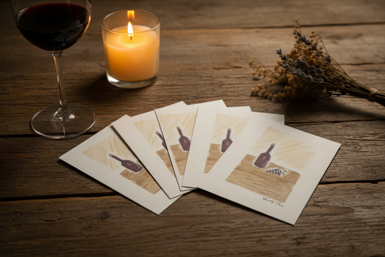 Wine Bottle Card Lifestyle