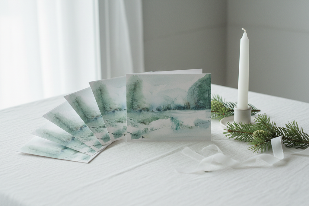 Winter Scene Card Lifestyle